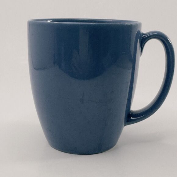 CORELLE Coordinates Stoneware Cup/Mug Ocean Blue 1 Cup VINTAGE - Picture 4 of 10